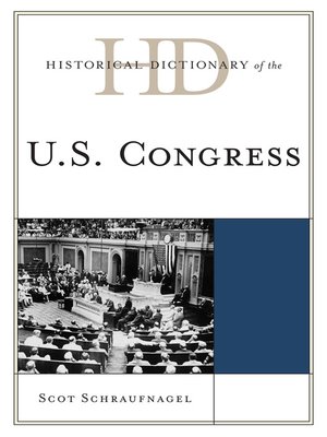 cover image of Historical Dictionary of the U.S. Congress
